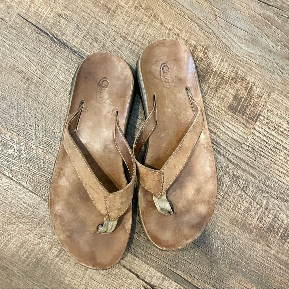3/$20 Chaco Classic Leather Flip Flops